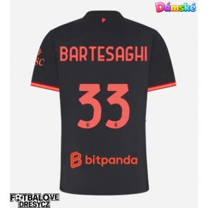 AC Milan Davide Bartesaghi #33 Dámské Alternativní Dres 2026-27 Krátký Rukáv